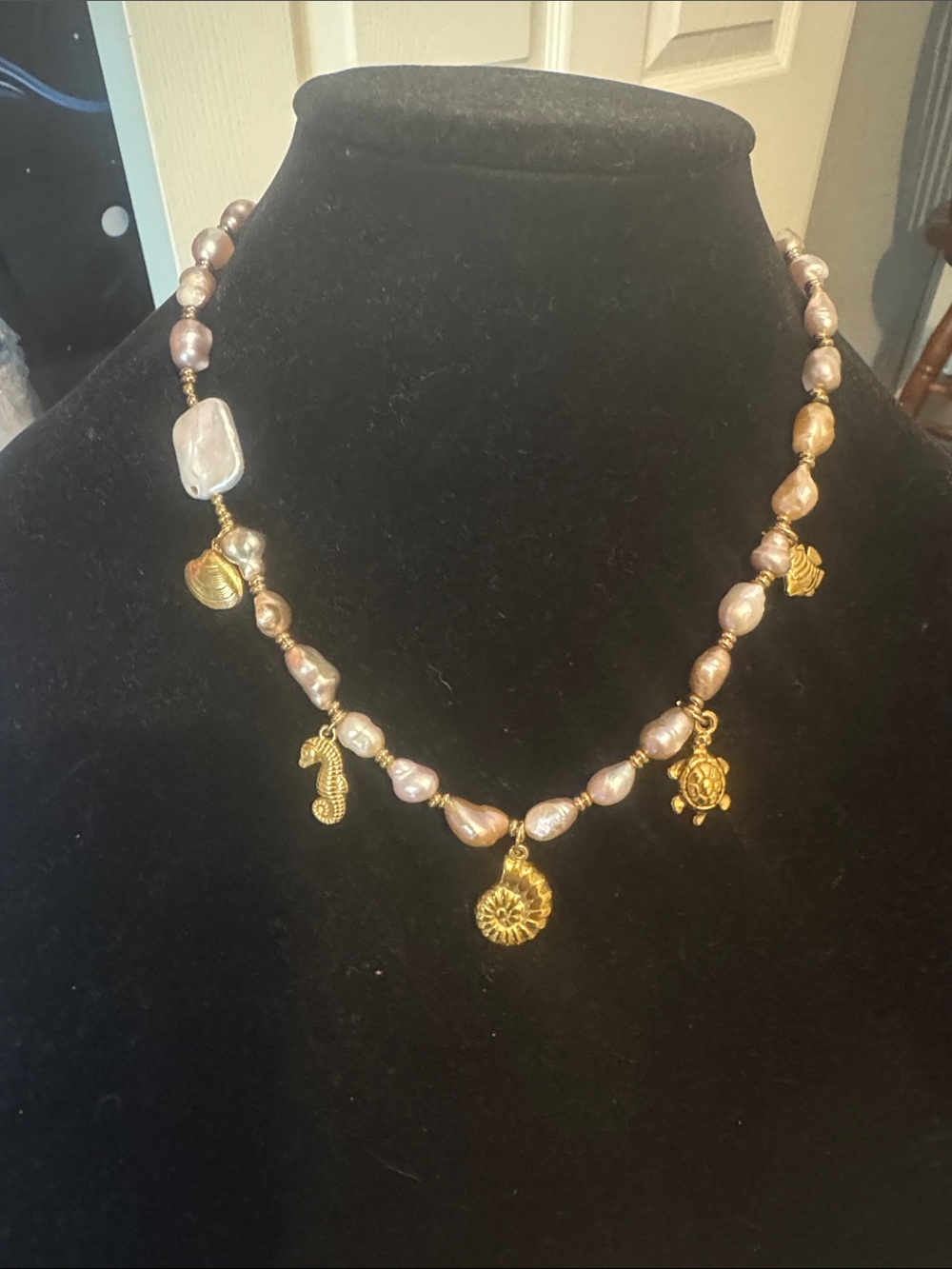Beach Style Pearl Necklace